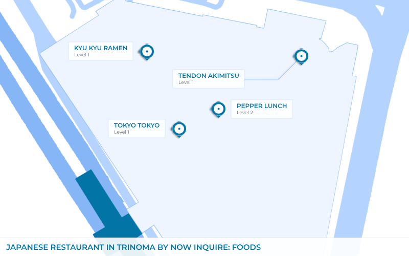 Map - Japanese Fast Food Restaurant in TriNoma